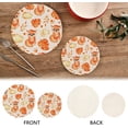 thumbnail image 4 of SKYSONIC Cute Red Foxes Trivet Round Hot Pads, Set of 2 Watercolor Fall Pot Holder Heat Resistant Trivets Cotton Thread Weave Mats for Kitchen Counter Hot Dishes Pot Teapot Table Decor, 4 of 7