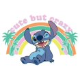 thumbnail image 2 of Juniors Lilo & Stitch Cute But Crazy T Shirt, 2 of 4