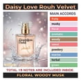 thumbnail image 4 of Seamless Hold Daisy Love Rouh Velvet Fruity Floral Musk Perfume for Women Parfum | Inspired Luxury Fragrance | Long-Lasting Scent - 1.7 oz (50 ml), 4 of 6