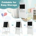 thumbnail image 6 of Topbuy 3-In-1 Kids Art Easel Foldable Painting Easel with Magnetic White Board White, 6 of 9