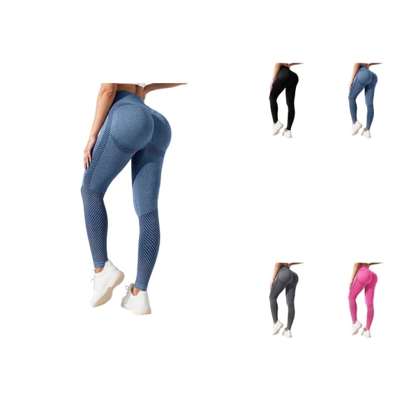 Scrunch Lifting High Waist Yoga Pants for Women â Seamless Textured Workout Leggings, Gym Booty Tights for Running & Fitness