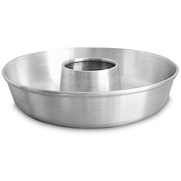 Molde de aluminio para pastel (28 cm) – Molde tubo para hornear pasteles – Molde para pastel – Molde para flan – Molde para pastel de flan &ndas GLOBE ROCKET NA