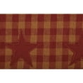 thumbnail image 5 of VHC Brands Burgundy Star, Cotton, 13x72, Woven Runner, Red, Rect, 5 of 5