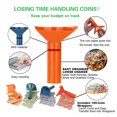 thumbnail image 2 of 4pcs With Wrappers Home Reliable Convenient Durable Coin Counter Funnel Shaped, 2 of 2