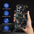 thumbnail image 5 of Tamefox Funda Para Samsung Galaxy S24 Plus Anti Gotas Arañazos Funda Protectora Para Teléfono Para Mujer Niña-Árbol De Navidad Y Ciervo, 5 of 5