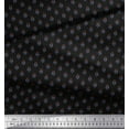 thumbnail image 3 of Soimoi Black Velvet Fabric Artistic Geometric Print Fabric by the Yard 58 Inch Wide, 3 of 3