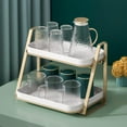 thumbnail image 6 of Multipurpose Drying Rack Detachable Durable Dish Drainer Tray Water Cup Drainer For Restaurant Countertop Living Room Tableware Coffee Cup Medium, 6 of 8