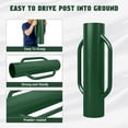thumbnail image 4 of Fence Post Driver 37LB T Post Driver with Handle Green Heavy Duty Hand Post Pounder with Handle for U Fence Post Wooden Post, 4 of 7