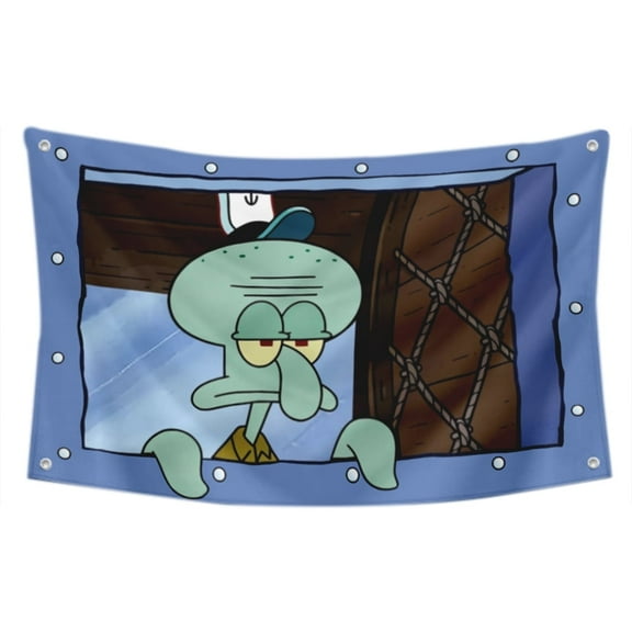 SpongeBob SquarePants Flags Banner Home Yard Garden Decor 3x5Feet