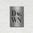 thumbnail image 3 of Luxe Metal Art 'Football DOWN' by Susan Ball, Metal Wall Art, 16"x24", 3 of 9