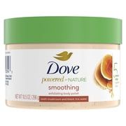 Dove Powered By Nature Smoothing Body Polish Exfoliating With 5 Natural Origin Ingredient Blend For Skin Care 10.5 oz C3