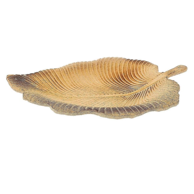 Snack Candy Plate Home Jewelry Tray Leaf Shape Delicate Wood Dessert For Serving Nordic Snack Fruit Plate Table Storage Tray