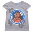 thumbnail image 2 of Disney Moana Girls 3 Pack Short Sleeve T-Shirts for Toddlers to Big Kids Sizes 2T-7, 2 of 4