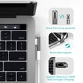 thumbnail image 4 of Adaptador magnético USB C Lanhiem de 100 W, ángulo recto, 20 pines, 4 of 7