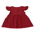 thumbnail image 3 of Toddler Girls Solid Color Dress Summer Ruffle Linen Baby Mini Skirt Cqh, 3 of 6