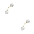thumbnail image 4 of QualitChoice Broche Robe Style Simple Accessoire Mode Femme Bijoux Cadeau Chandail Perle Cardigan Clip Type 5 2Ensemble, 4 of 6