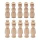 thumbnail image 1 of 10/20 Piezas de Sin Terminar, Cuerpos de con Clavijas, Formas , Arte Artesanal, Juguete ños UNA perfecl Muñeca de clavija de madera natural, 1 of 8