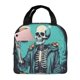 thumbnail image 1 of Easygdp Vintage Skull Beer Bolsa Térmica Premium - Tela Oxford Impermeable, Gran Capacidad, Bolsillo Frontal, Unisex para Trabajo, Escuela, Actividades al Aire Libre y Picnics, 1 of 8