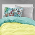 thumbnail image 2 of Watery Shrimp Crabs and Oysters Fabric Standard Pillowcase, 2 of 2