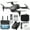 Black, variant on Black Black Foldable Quadcopter Drone With Dual Cameras And Headless Mode Great For Beginners And Outdoor Flying Fun