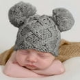thumbnail image 2 of HUANBAI Toddler Girls Boys Winter Hats Boys Soft Baby Caps Kids Knit Winter Warm Hats 6-18 Months, 2 of 7