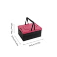 thumbnail image 3 of Meitianfacai Storage Box, Foldable Storage Container, Multi-Purpose Organizer Basket with Lid, Portable Handled Carrier for Home Organization, Camping, and Picnics, 3 of 6