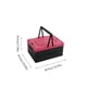 thumbnail image 3 of Organizador de cajas de almacenamiento plegable Cesta de almacenamiento Diseño portátil Plástico engrosado multifuncional de gran capacidad para interior y exterior portátil 36,5x26,5x18,5cm, 3 of 6