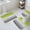 Green, variant on Green Gray Ombre Bath Mat 3 Piece Bathroom Rug Set, Modern Gradient Abstract Art Non Slip Bath Rug Contour Mat and Toilet Lid Cover, Absorbent Shower Mats Soft Bath Rugs and Mats Sets