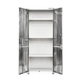 thumbnail image 3 of Seville Classics UltraHD® Steel Body Lockable Storage Cabinet Organizer Locker Shelving Unit, White, 30" W x 18" D x 72" H, 3 of 7