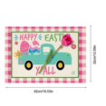 thumbnail image 4 of OUSITAID Cute Placemat Dining Table Cloth Tablecloths Decoration Easter Egg Waterproof Burlap 42*32cm Multicolored For Kitchen, 4 of 16