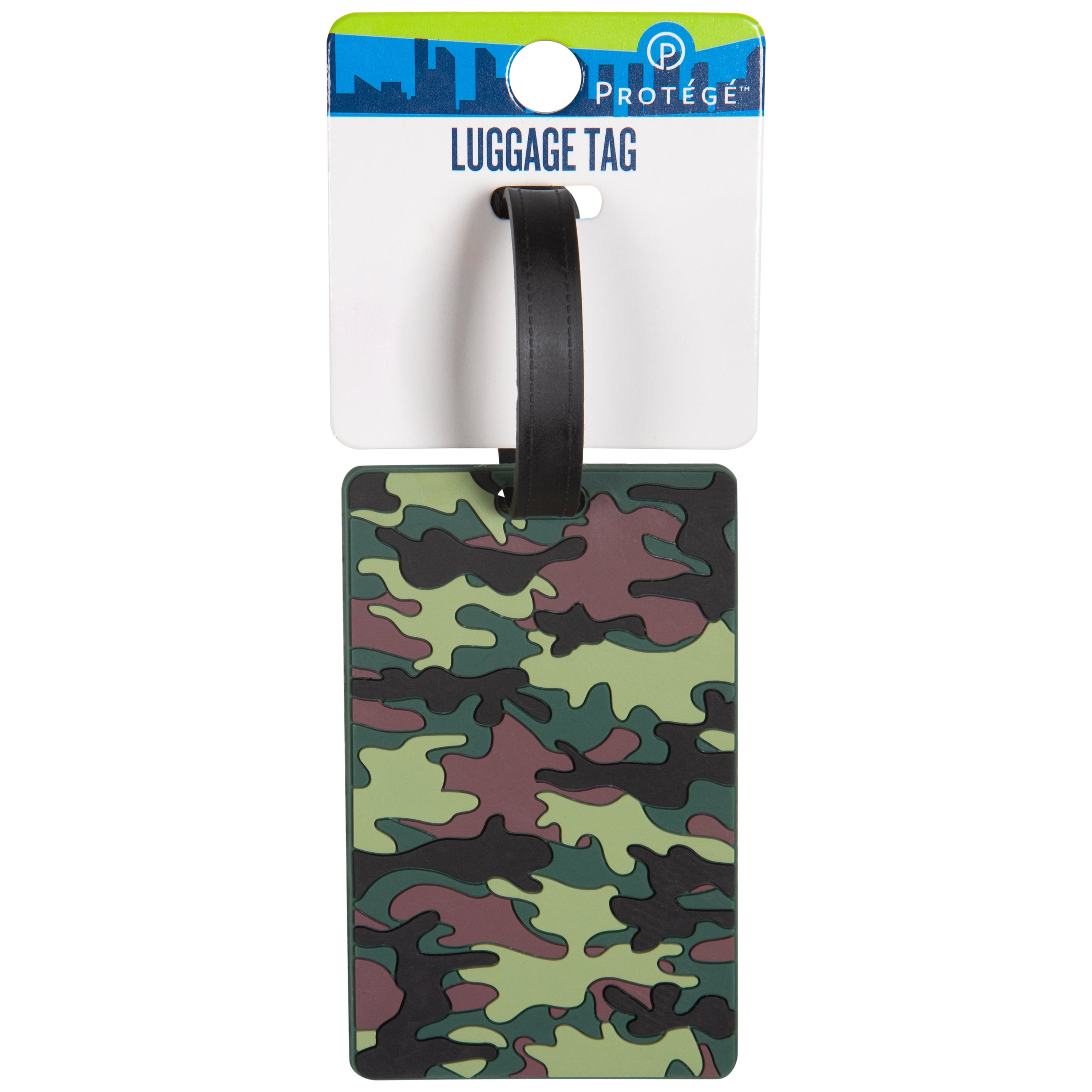 camo luggage tags