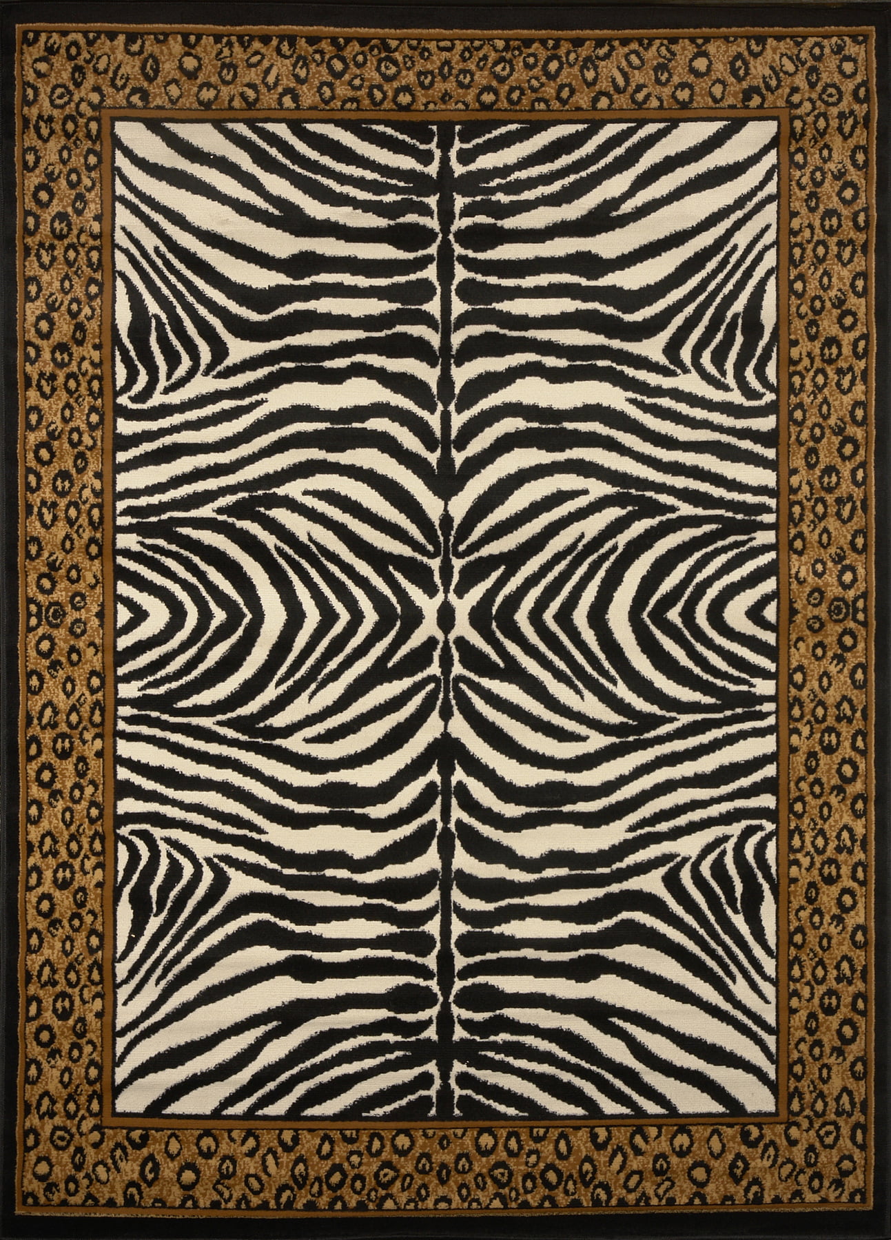 Contemporary Animal Print Area Rugs, African Motif Area Rugs