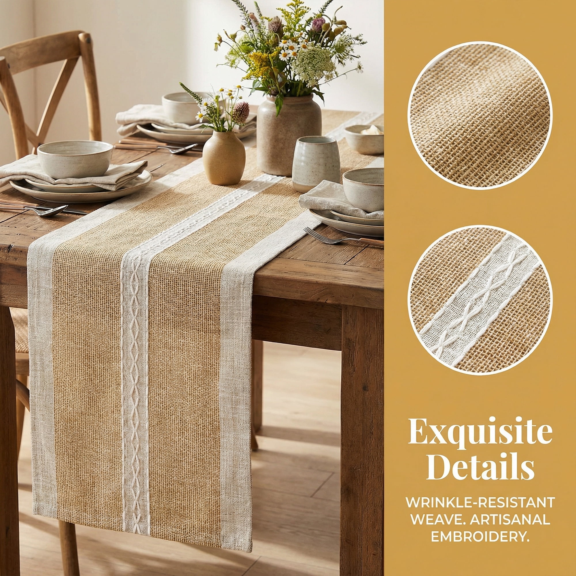 Unique Bargains Birthday Decorations Long Kitchen Runner Coffee 13x72in