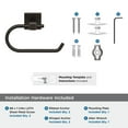 thumbnail image 5 of Amerock Appoint Oil-Rubbed Bronze Single Post Toilet Paper Holder, 5 of 8