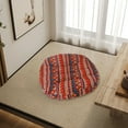 thumbnail image 3 of Outoloxit 18 Inch Yoga Meditation Cushion, Extra Thick 3" Round Floor Pillow, Cotton Bohemian Style Tatami Cushion for Home, Office, Window Seat, Prayer & Zen Decor, 3 of 8