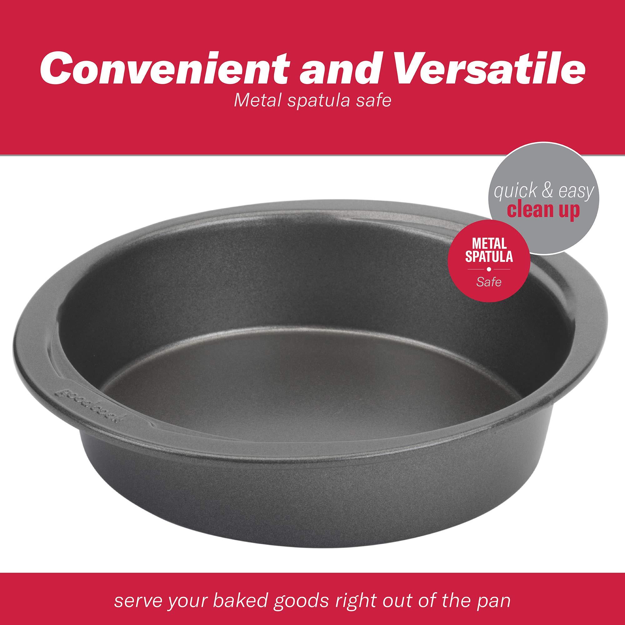 Smash Cake Baking Pan 6, 7.5"x6.5", Metal, Nonstick, Round, GoodCook