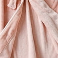 thumbnail image 2 of Previn Men's Ankle Fleece Bath Robe 2025 Plush Bathrobe Chunky Home Fall Long Comfy Billowy Hot Tub Lapel Nightwear Pink Medium-Large, 2 of 5