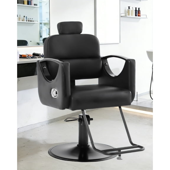 Towning Black All Purpose Recline Hydraulic Barber Chair Heavy Duty Salon Beauty
