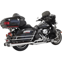 Bassani True-Dual Down Under Chrome Megaphone Exhaust System (1F66R)