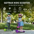 thumbnail image 2 of GOTRAX KS2 2-in-1 Foldable Kick Scooter with Removable Seat Great for Kids 2-8 Years Unisex, Purple, 2 of 8