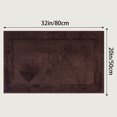 thumbnail image 7 of Unique Bargains Cute Heart Pattern Bath Rugs Mat Soft Absorbent Bath Rugs Brown 20" x 32", 7 of 7