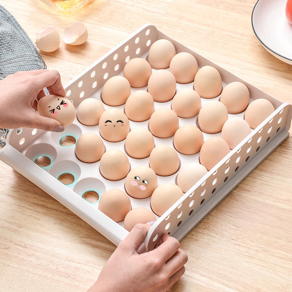 Mobutofu Eggs Storage Case Egg Organizer Plastic 1Pack