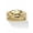 14k Gold-Plated, variant on 14k Yellow or Rose Gold-Plated or Platinum-Plated Braided Puzzle Ring