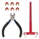 thumbnail image 2 of Kit de giro de arco de tiro con arco juego de alicates de puntos de sujeción de cuerda de arco de posicionamiento de punto de hebilla para arco inverso ANGGREK Otros, 2 of 8