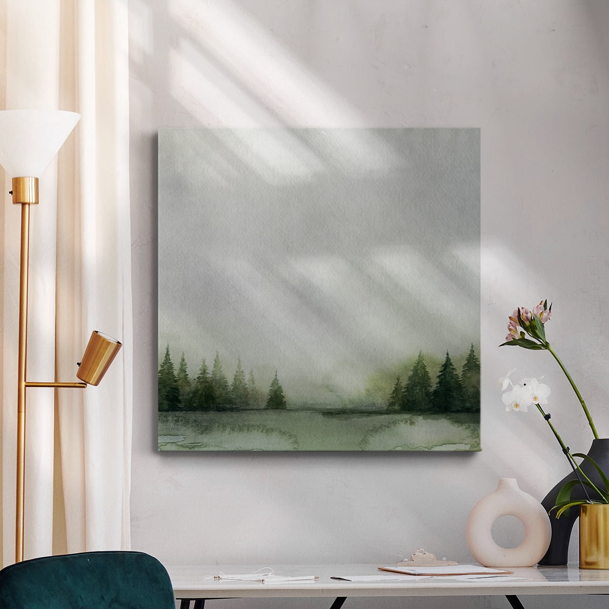 Wexford Home Timberline I-Premium Gallery Wrapped Canvas, 40" x 40" - Ready to Hang