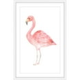thumbnail image 2 of "Pale Pink Flamingo" Framed Painting Print, 2 of 6