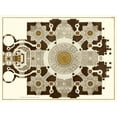 thumbnail image 2 of Vision Studio 18x15 Black Ornate Wood Framed with Double Matting Museum Art Print Titled - French Marquetry III, 2 of 4