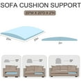 thumbnail image 2 of 3 Pcs Couch Cushion Support for Sagging Seat 20 * 20 inches Curved high-Density Foam Supporter Board for Furniture Seats Under Cushions Sag Repair (Blue), 2 of 7