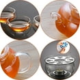 thumbnail image 5 of kendal 27 oz glass filtering tea maker teapot with a warmer and 6 tea cups cj-800ml, 5 of 9