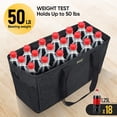 thumbnail image 2 of BALEINE Soft Large Utility Tote Bag, Foldable Tote for Storage Laundry Pool, Charcoal Black, 2 of 7